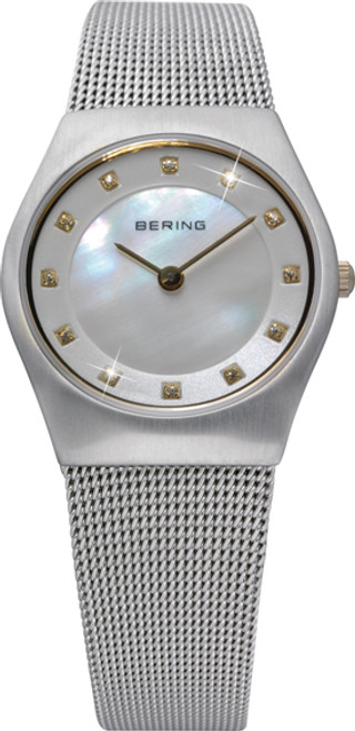 Bering Time - Classic - Ladies Silver-Tone Mesh Watch 11927-004 (Womens)
