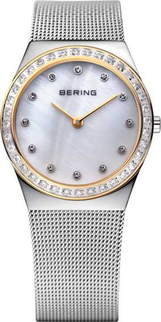 Image of Bering Time - Classic - Ladies Silver-Tone Mesh Watch 12430-010 (Womens)