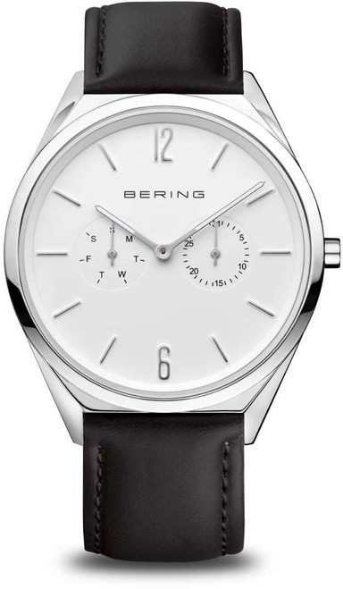 Bering Time Unisex Watch - Ultra Slim - Polished Silver-tone 17140-404