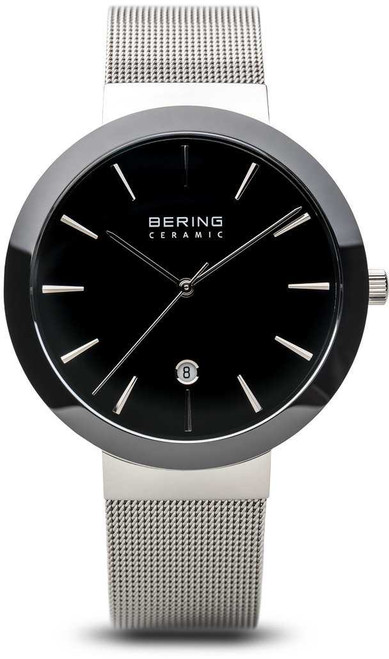 Image of Bering Time Watch - Ceramic - Womens Polished Silver-Tone 11440-042