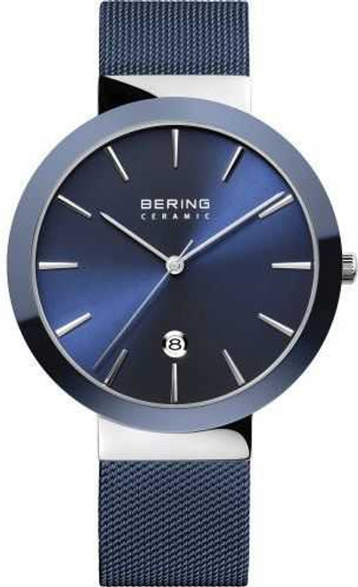 Image of Bering Time Watch - Ceramic - Womens Polished Silver-Tone 11440-387