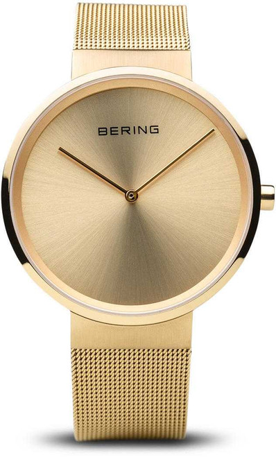 Image of Bering Time Watch - Classic - Mens Polished Gold-Tone 14539-333