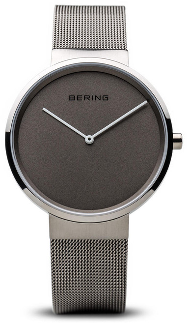 Bering Time Watch - Classic - Unisex Brushed Silver-Tone 14539-077