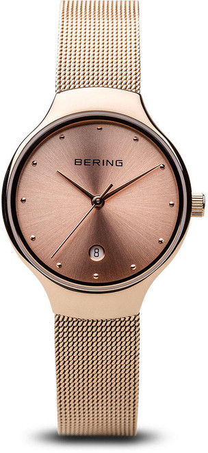 Bering Time Watch - Classic - Womens Polished Rose Gold-Tone 13326-366