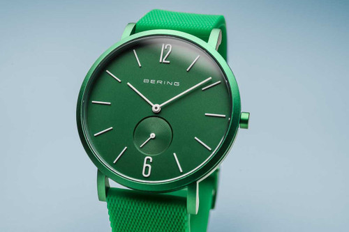 Image of Bering Time Watch - True Aurora Unisex Matte Green 16940-899