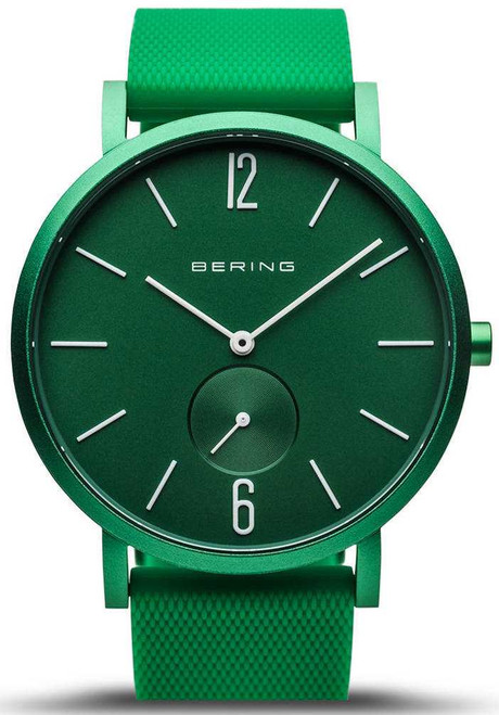 Image of Bering Time Watch - True Aurora Unisex Matte Green 16940-899