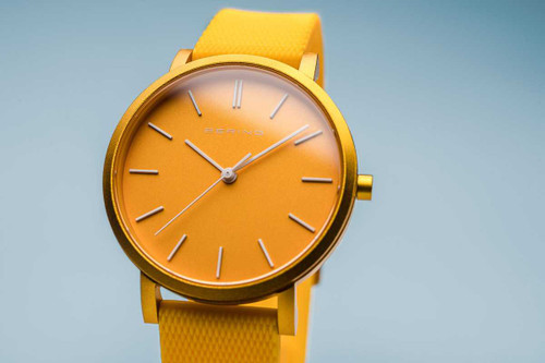 Image of Bering Time Watch - True Aurora Unisex Matte Yellow 16940-699