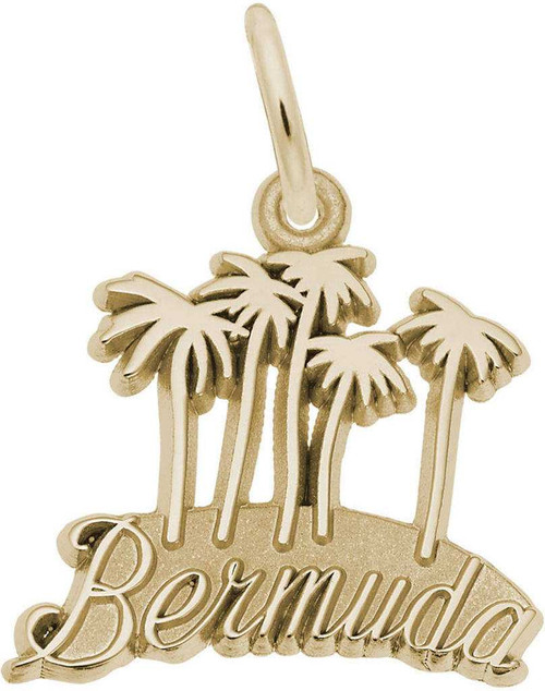 Image of Bermuda Palms Charm (Choose Metal) by Rembrandt