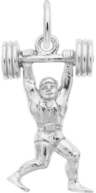 Image of Body Builder Charm (Choose Metal) by Rembrandt