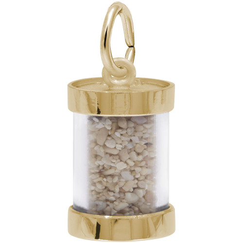Bonaire Sand Capsule Charm - 3219-Gold-Bonaire-Sand-Capsule-v2-RC