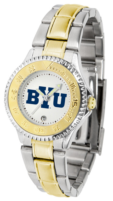 Brigham Young Univ. Cougars Competitor Ladies Two Tone Watch