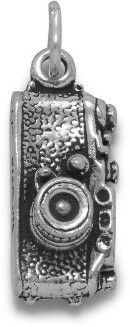 Camera Charm 925 Sterling Silver