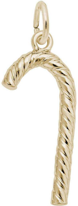 Image of Candy Cane Charm (Choose Metal) by Rembrandt