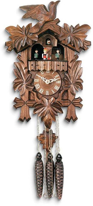 Image of Carved Musical w/ Dancers Cuckoo Clock (Gifts)