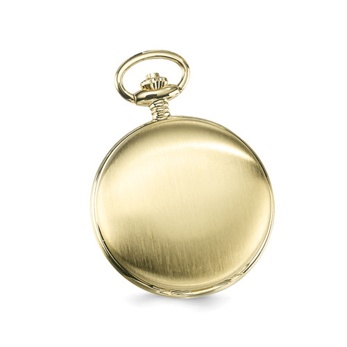 Charles Hubert Satin Gold-Finish White Dial Pocket Watch