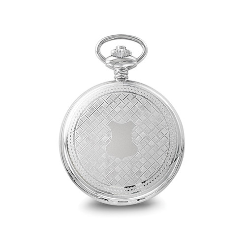 Charles Hubert Stainless Steel White Dial with Date Pocket Watch XWA582