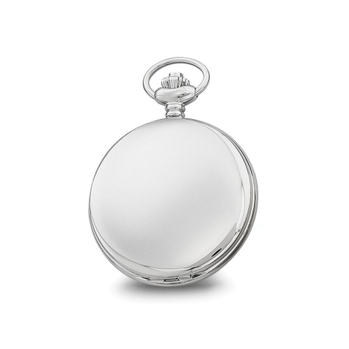 Charles Hubert Stainless Steel White Dial with Date Pocket Watch XWA583