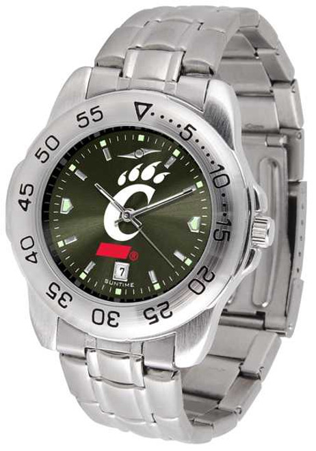 Image of Cincinnati Bearcats Sport Steel AnoChrome Mens Watch