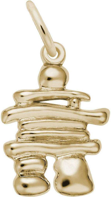 Image of Classic Inukshuk Charm (Choose Metal) by Rembrandt