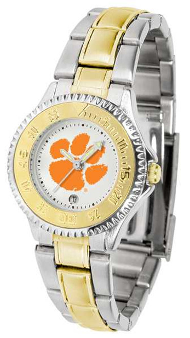Image of Clemson Tigers Competitor Ladies Two Tone Watch