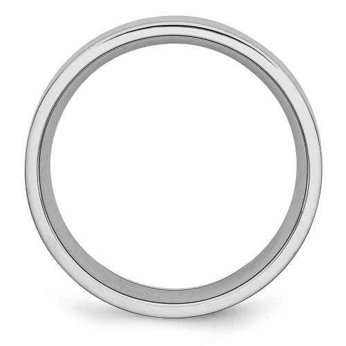 Image of Cobalt Flat Satin 7mm Band Ring