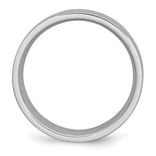 Image of Cobalt Flat Satin 8mm Band Ring
