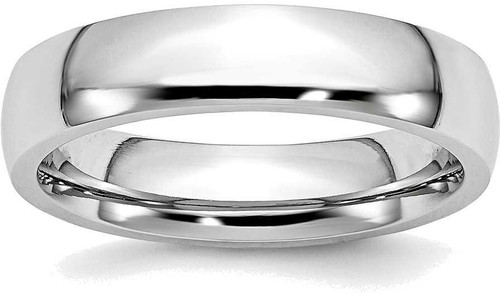 Image of Cobalt Polished 5mm Band Ring