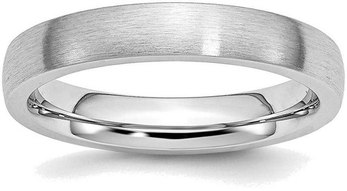 Image of Cobalt Satin 4mm Band Ring