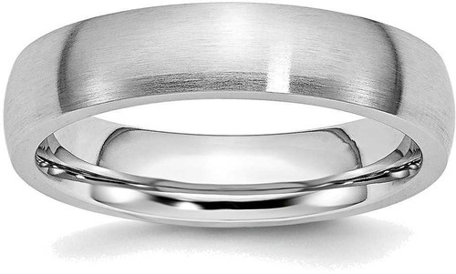 Image of Cobalt Satin 5mm Band Ring