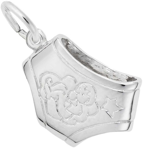 Image of Diaper Charm (Choose Metal) by Rembrandt