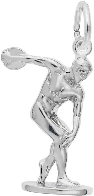 Image of Discus Thrower Charm (Choose Metal) by Rembrandt