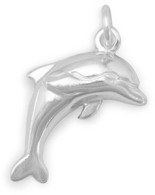 Image of Dolphin Charm 925 Sterling Silver