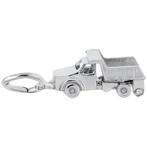 Image of Dump Truck Charm (Choose Metal) by Rembrandt
