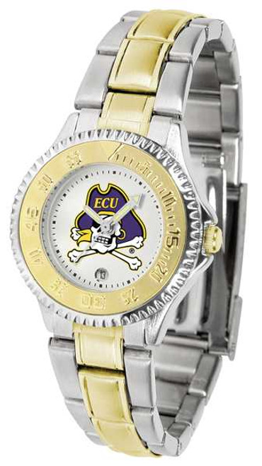 Image of East Carolina Pirates Competitor Ladies Two Tone Watch