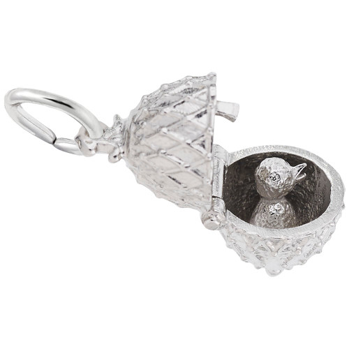 Easter Egg with Chick Charm - 8135-Silver-Easter-Egg-OP-RC.jpg