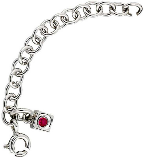 Image of ELLE Jewelry - NECKLACE EXTENDERS 2 in. Sterling Silver Enhancer Chain (Z0001)