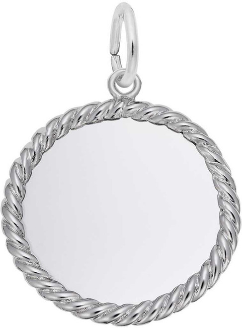 Image of Extra Small Rope Charm (Choose Metal) by Rembrandt