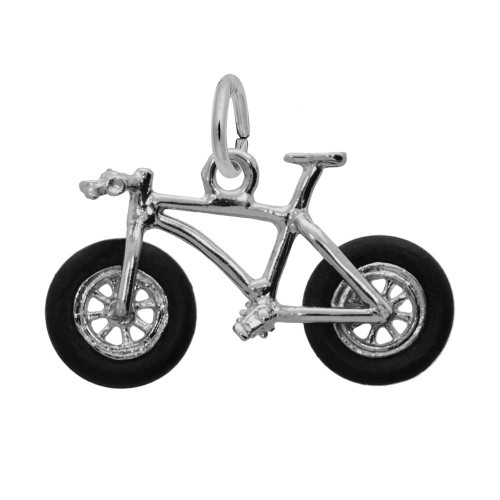 Image of Fat Bike Charm (Choose Metal) by Rembrandt