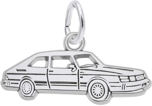 Image of Flat Classic Luxury Car Charm (Choose Metal) by Rembrandt