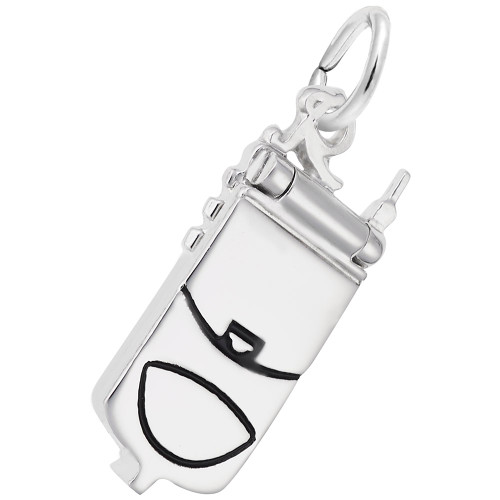 Image of Flip Phone Charm (Choose Metal) by Rembrandt