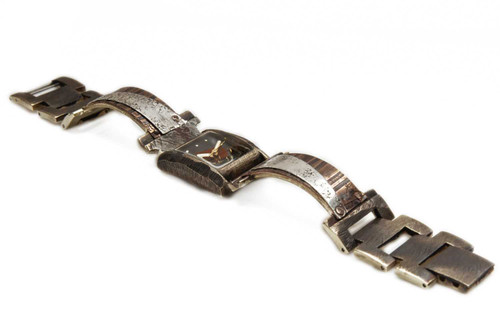 Image of Uffizi Copper and Sterling Silver WatchCraft Handmade Watch
