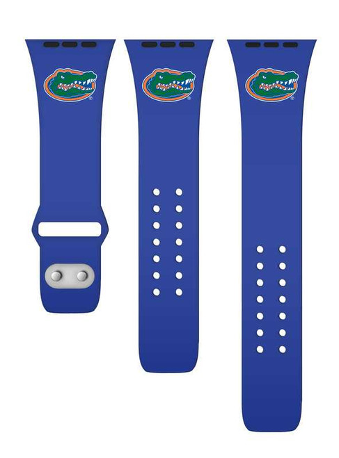 Image of Florida Gators Silicone Watch Band Compatible with Apple Watch - 42mm/44mm/45mm Royal Blue C-AB2-150-42