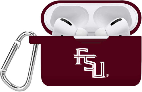 Image of Florida State Seminoles Silicone Case Cover Compatible with Apple AirPods PRO Battery Case - Maroon C-AAP1-147