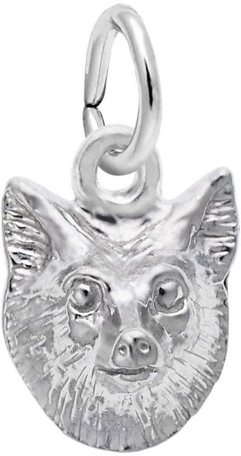 Image of Fox Head Charm (Choose Metal) by Rembrandt
