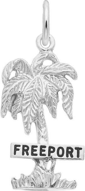 Image of Freeport Palm Tree Charm (Choose Metal) by Rembrandt