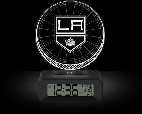 Image of Game Time Los Angeles Kings LED 3D Illusion Alarm Clock (Gifts)