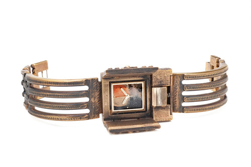 Image of Golden Gates Brass - Forked WatchCraft Handmade Watch