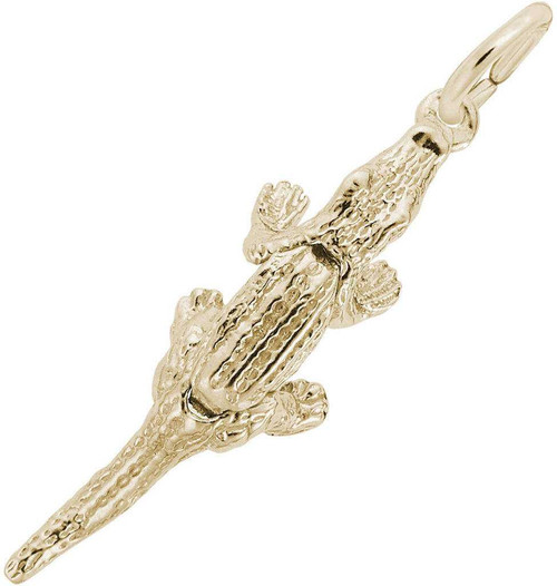 Image of Gator Charm (Choose Metal) by Rembrandt