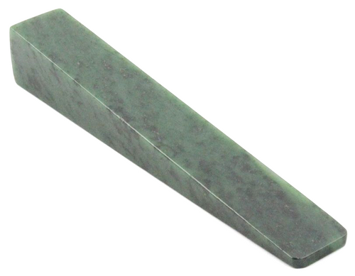 Genuine Natural Nephrite Jade Door Stopper Wedge