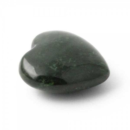 Image of Genuine Natural Nephrite Jade Heart Carving Specimen